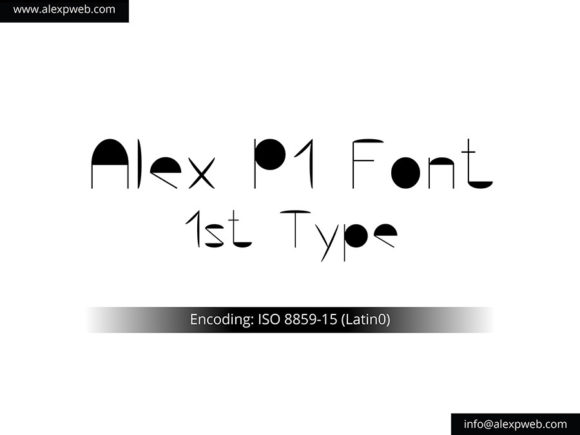 Alex P1: A Clean, Confident Display Font for Small Business Branding