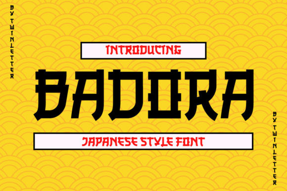 Badora Faux Japanese: A Display Font That Makes Your Brand Feel Intentional