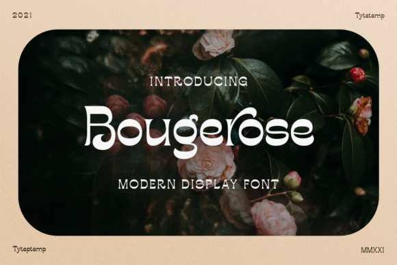 Bougerose: A Display Font That Makes Your Brand Feel Intentional