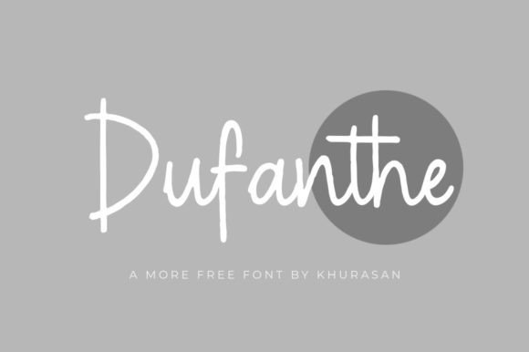 Dufanthe: A Modern Script Font for Digital Branding