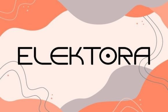 Elektora: A Refined Display Font for Elegant Brand Identities