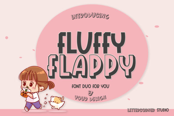 Fluffy Flappy: A Display Font That Grabs Attention—Without Screaming