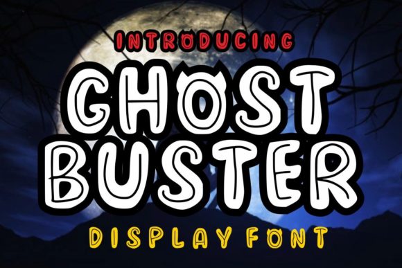 Ghost Buster Font: A Friendly Display Typeface for Small Business Branding