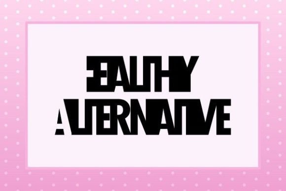 Healthy Alternative: A Display Font That Feels Human-Made