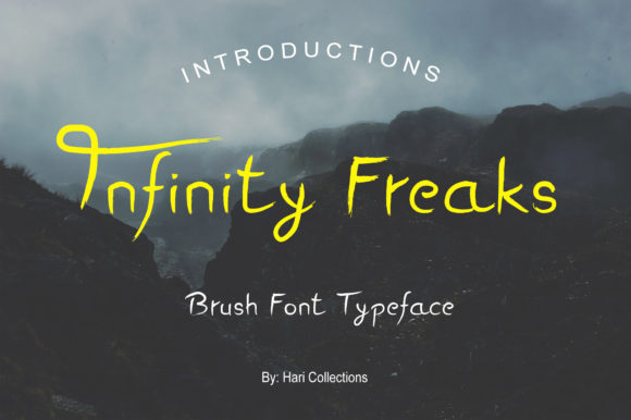 Infinity Freaks: A Clean Display Font for Real Branding Work