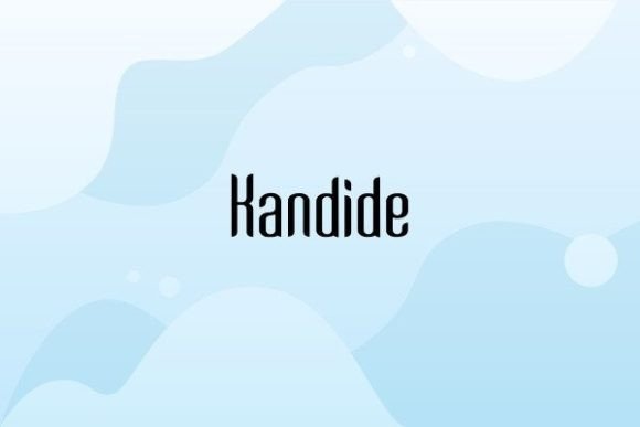 Kandide: A Warm, Traditional Display Font for Small Business Branding