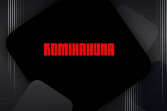 Komikahuna: A Bold, Playful Display Font for Handmade Creators