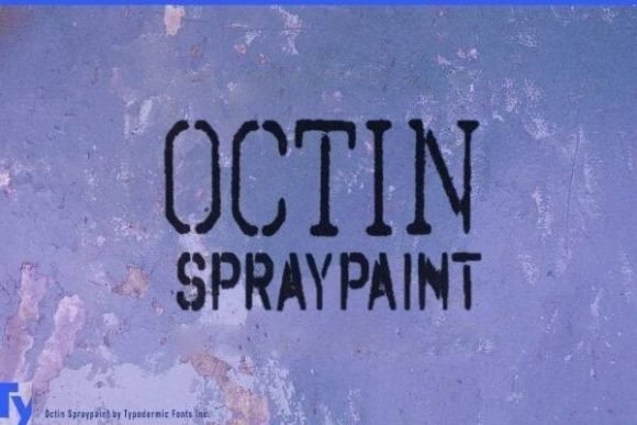 Octin Spraypaint Font for Bold, Consistent Branding