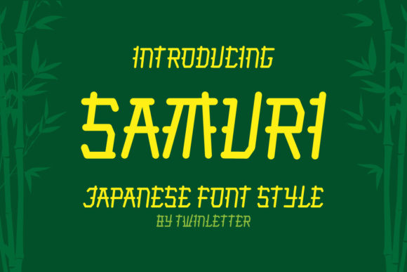 Samuri Faux Japanese: A Display Font That Feels Like Handcrafted Magic
