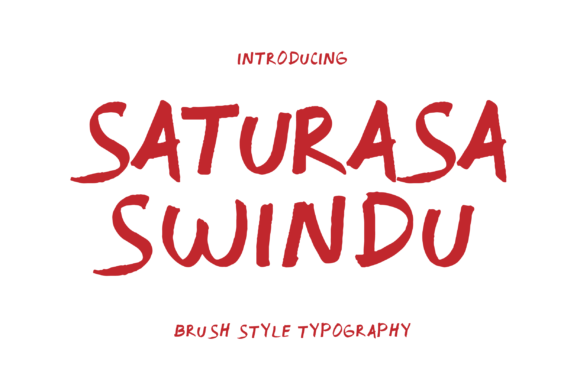Saturasa Swindu: A Freestyle Display Font That Cuts Through the Feed