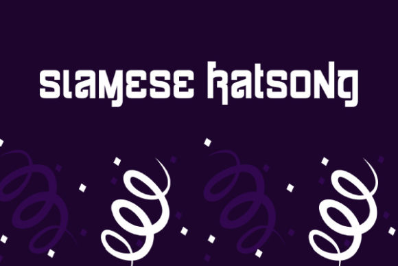 Siamese Katsong: A Robotic Display Font for Scroll-Stopping Campaigns