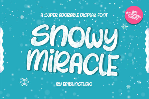 Snowy Miracle: A Display Font That Delivers Warmth in Cold-Weather Campaigns