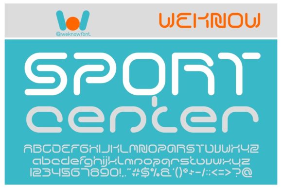 Sport Center: A Bold, Confident Display Font for Small Business Branding