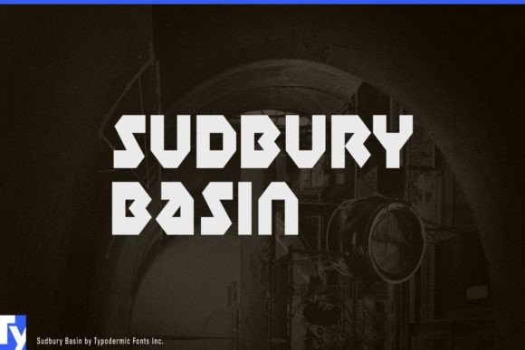 Sudbury Basin: A Clean, Industrial Font for Bold Branding