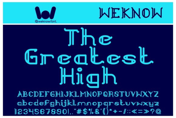 The Greatest High: A Display Font for Bold Digital Identity