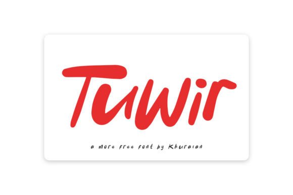 Tuwir: A Modern Display Font Worth Testing
